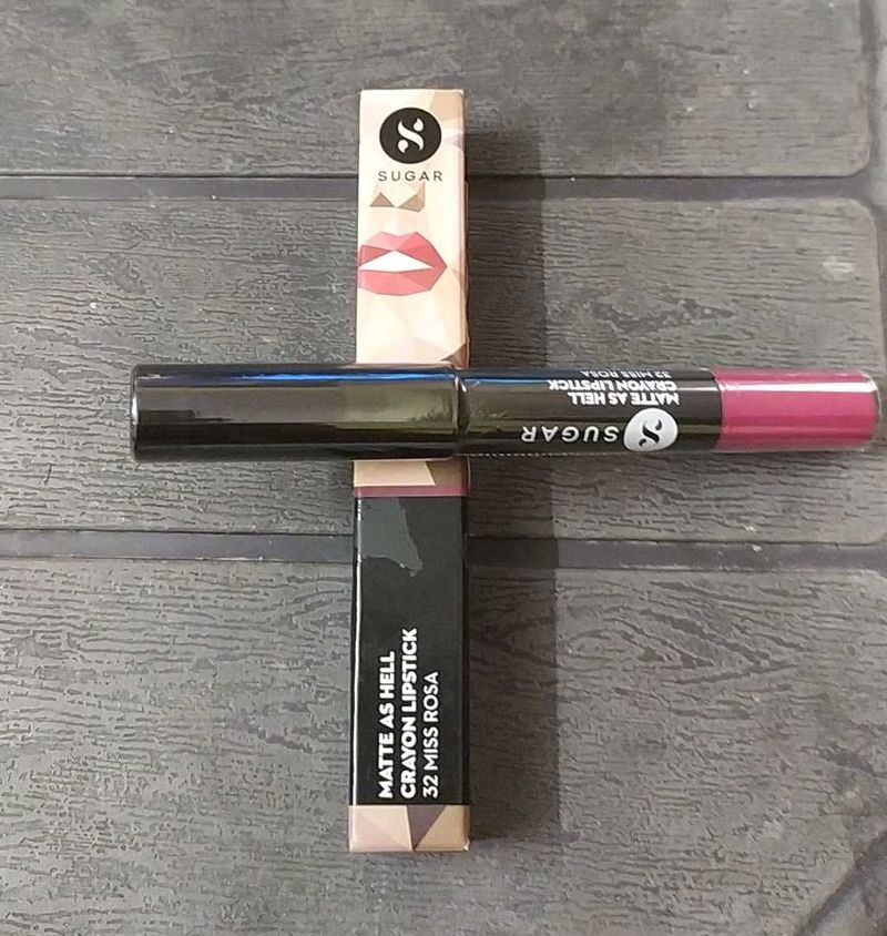 SUGAR MATTE AS HELL CRAYON LIPSTICK