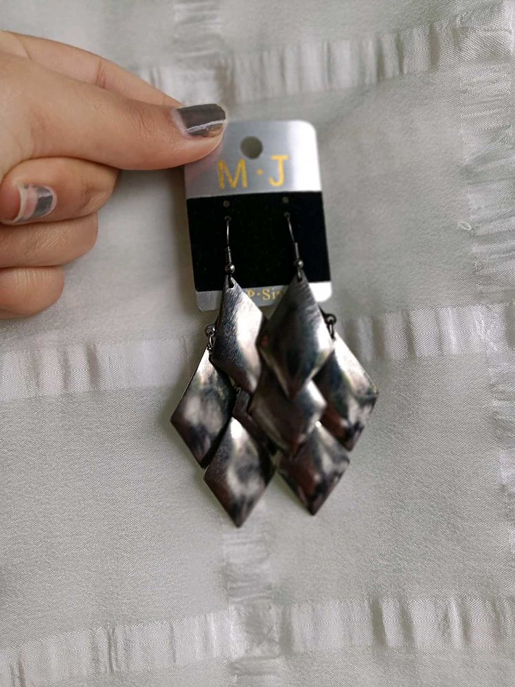 Midnight Mosaic Dangle Earrings