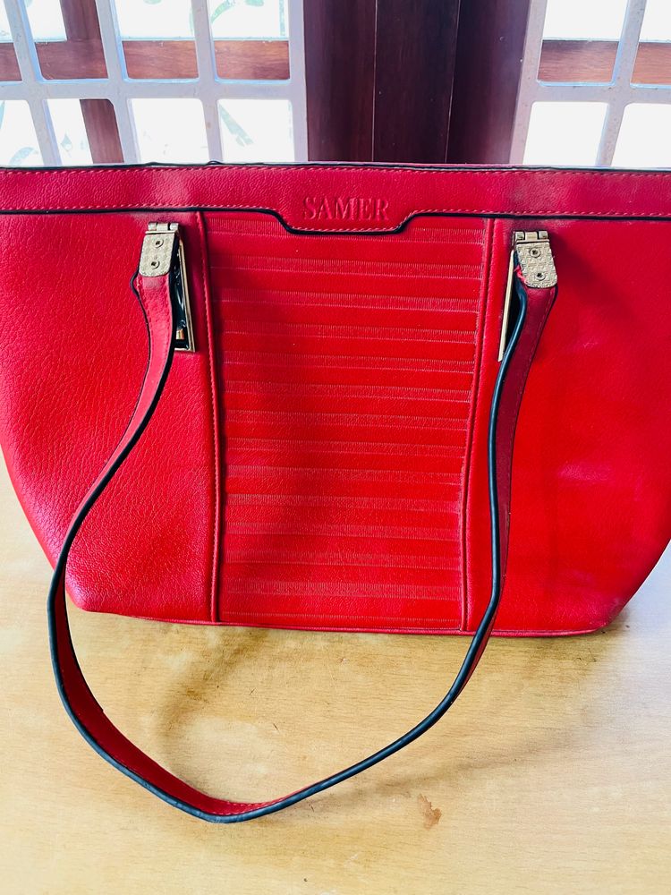 Red Colour Bag