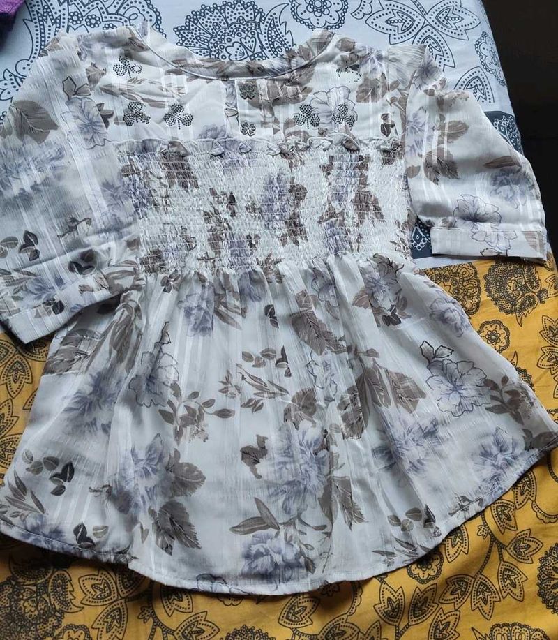 Floral Print Top