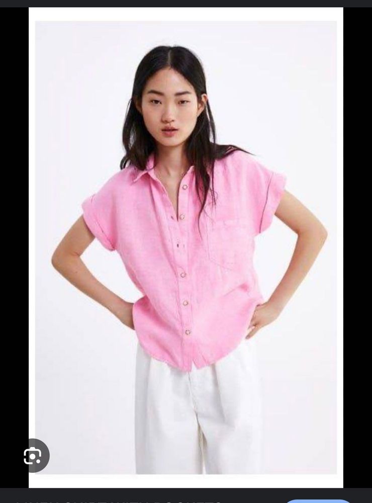 Zara Linen Shirt 👚 💞