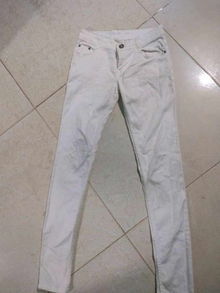 White Skinny Fit Jeans