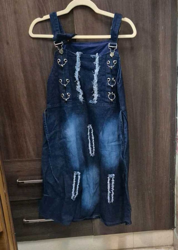 Denim Overall Dress