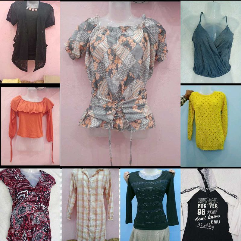 9 Mix Size Tops