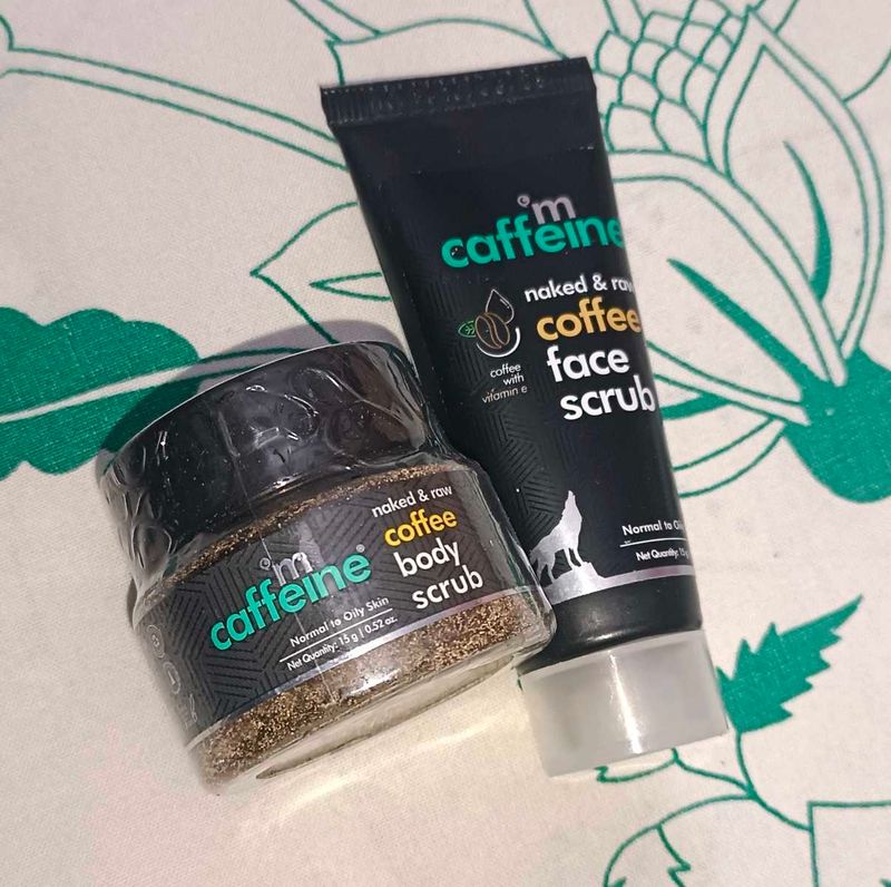 mCaffeine Coffee Scrub Set