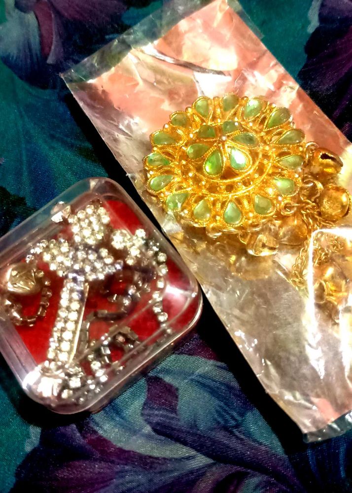 Combo Pack Of Hair Clip &amp;Brooches