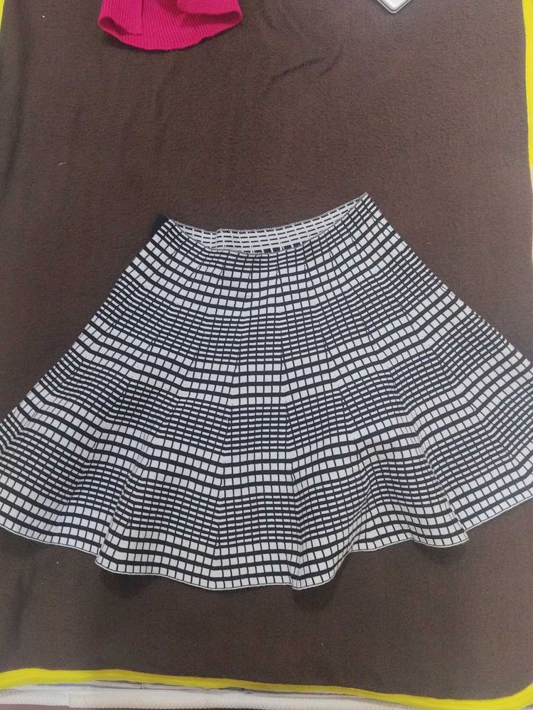 Checkered Skirt