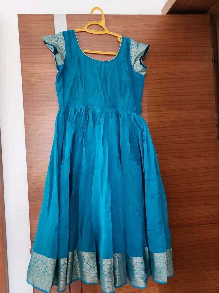 Teal &amp; Silver Dress