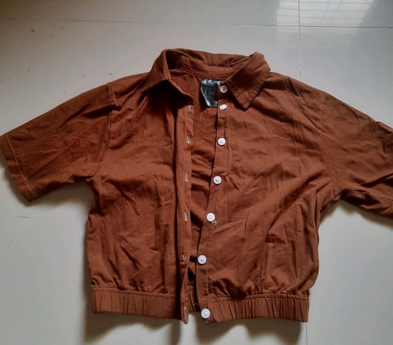 H&amp;M Crop Shirt