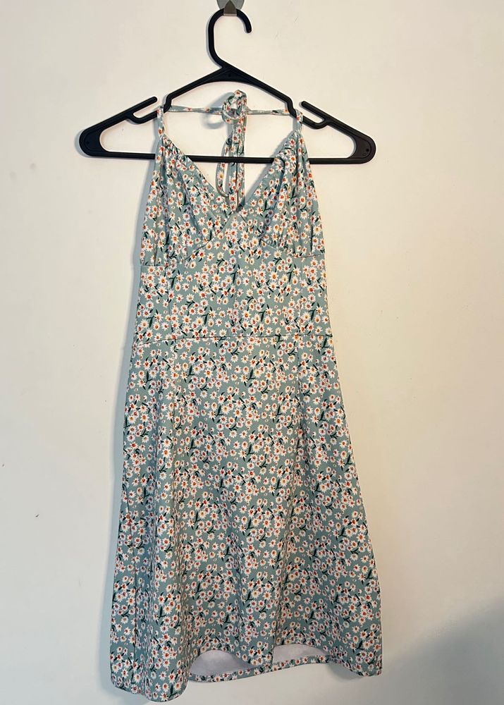 Floral Halter Sundress