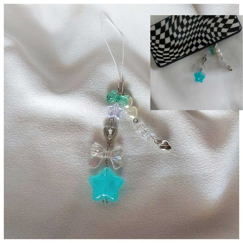 AQUA 💚💙 PHONE CHARM