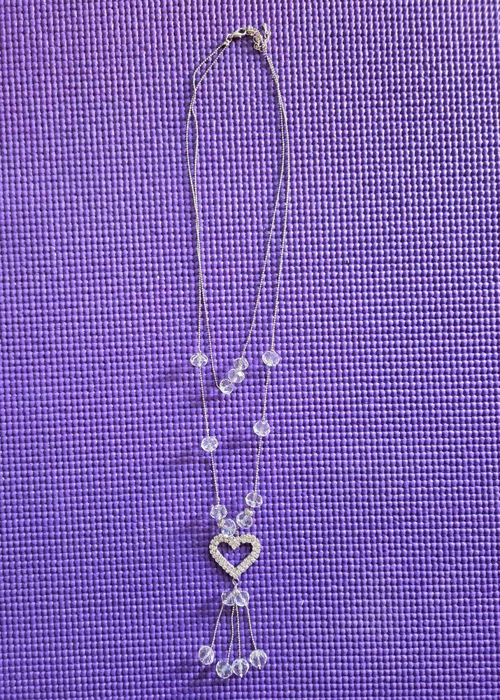 Heart Pendant Crystal Necklace