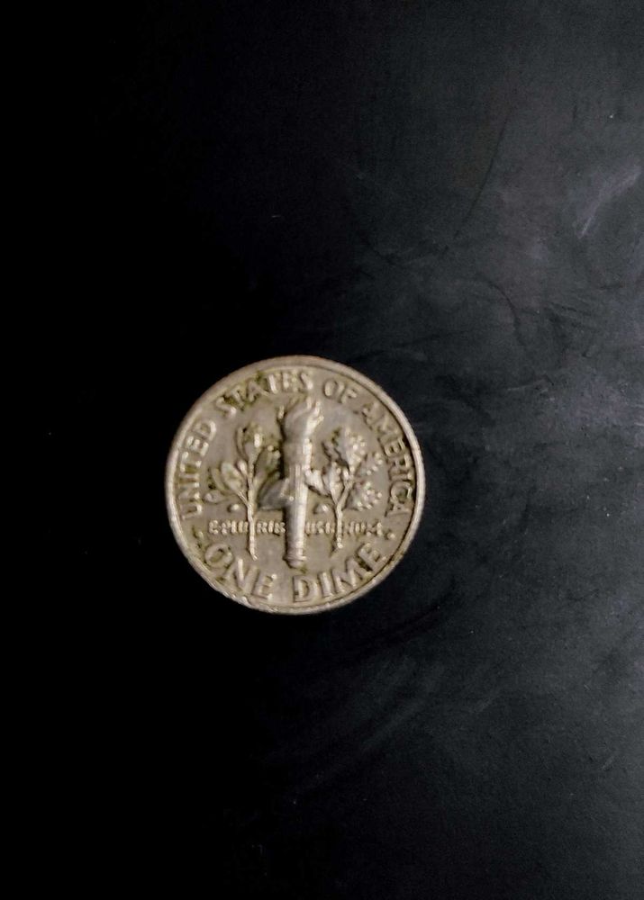 ONE DIME of U. S. A 1989