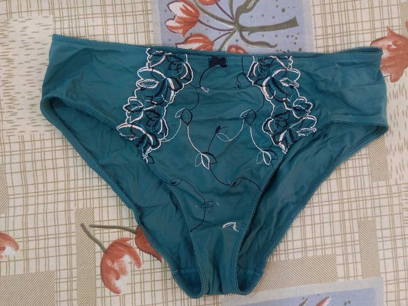 Floral Teal Panties
