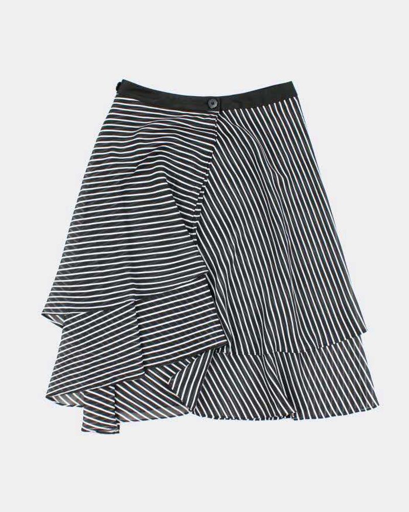 Wrap Asymmetrical Y2k Retro 19s Ruffle Skirt