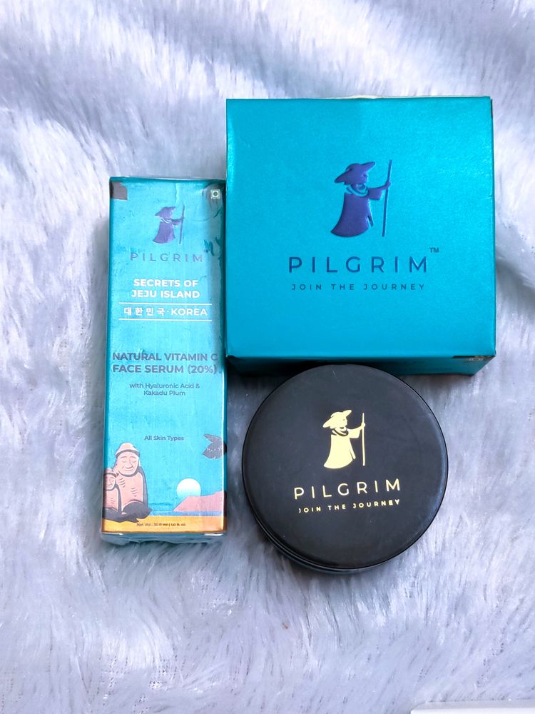 Pilgrim Moisturizer And Vitamin C Serum
