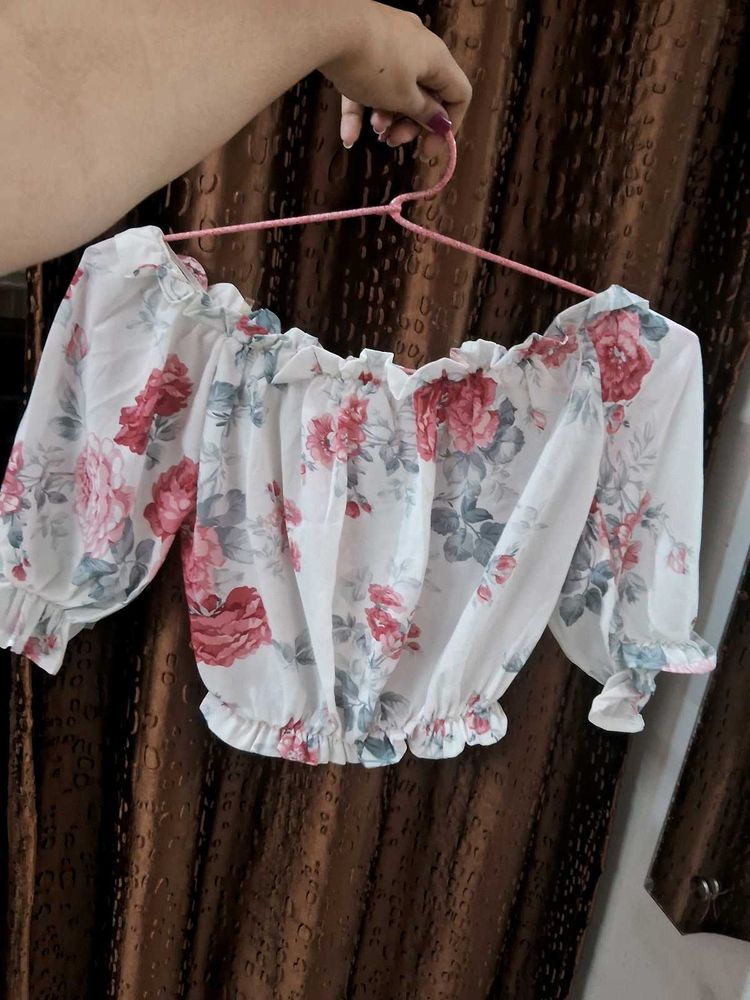 Floral Off-Shoulder Top