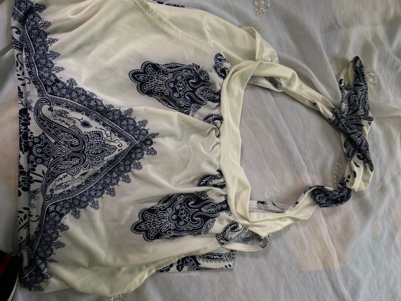White Silk Dress