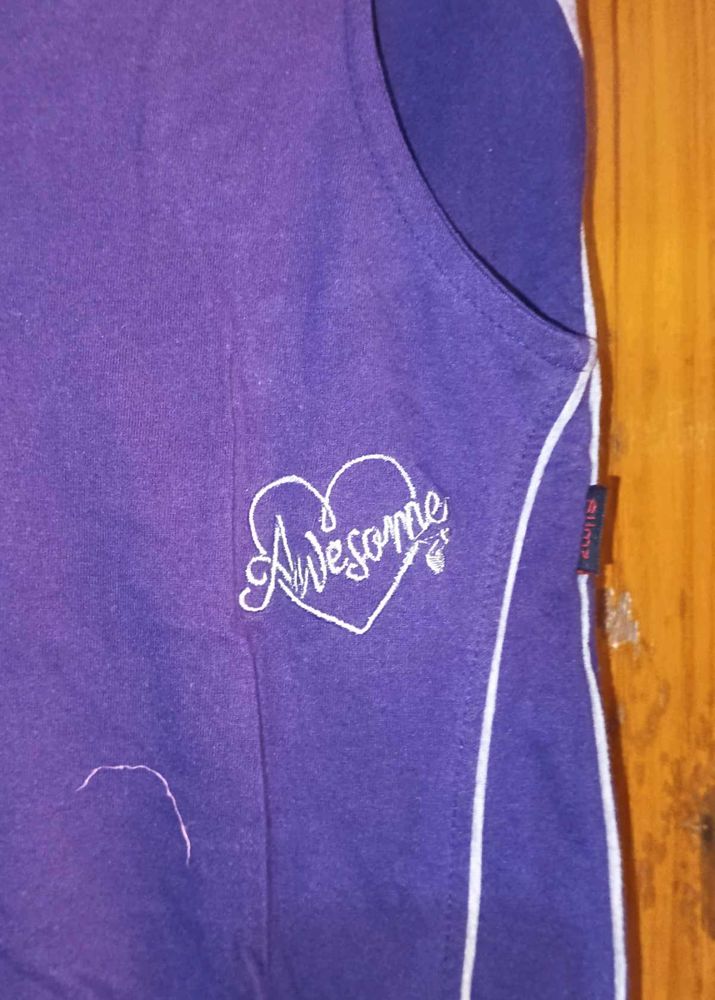 Purple &#39;Awesome&#39; Top