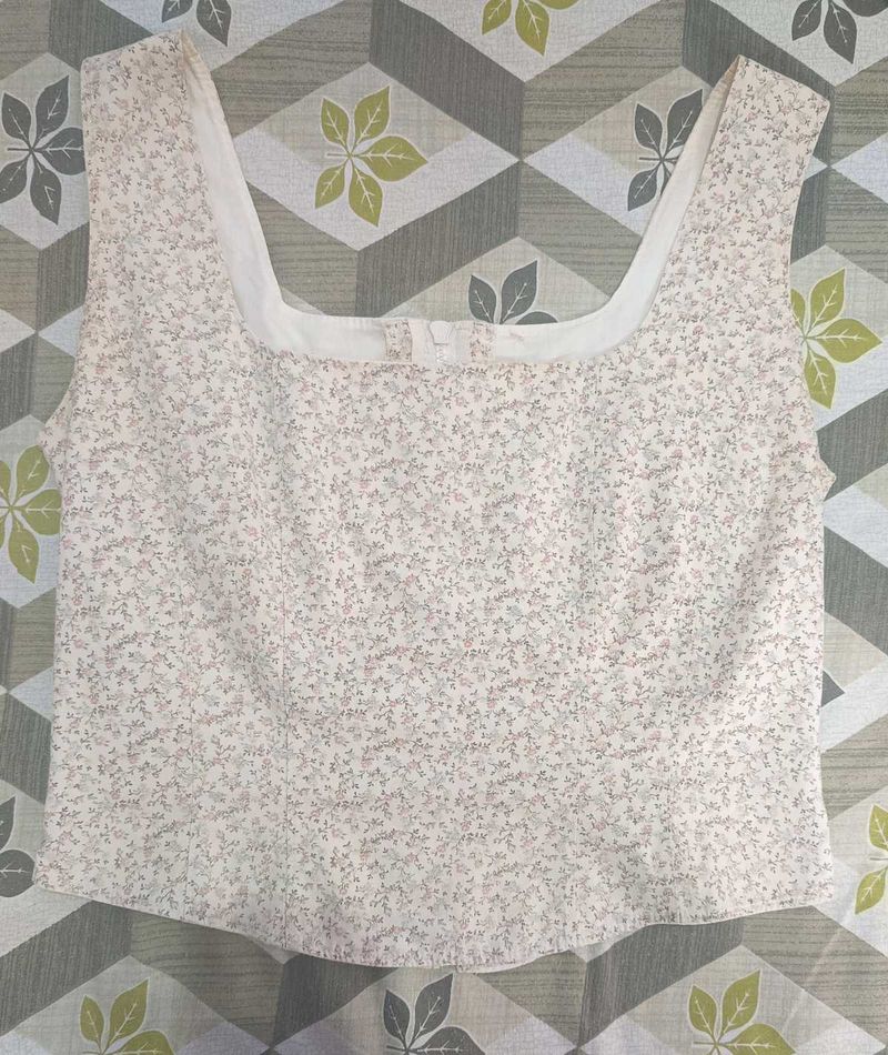 Floral Corset Top