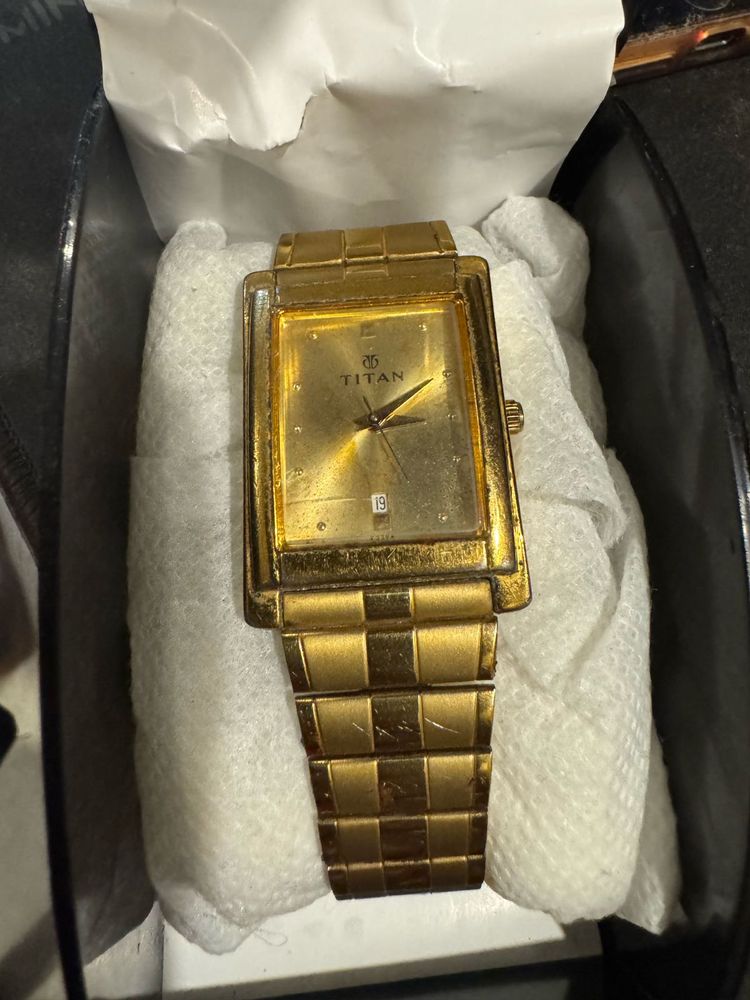 Titan Gold Watch