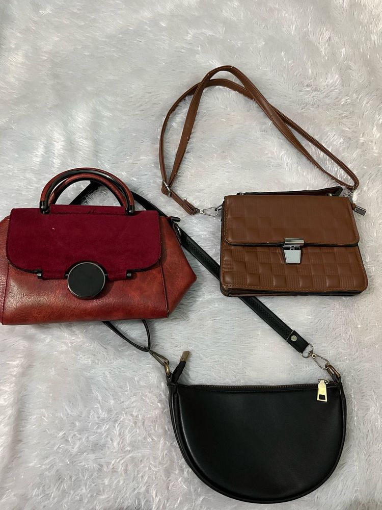 Buy 3 Hand Bags @ ₹550