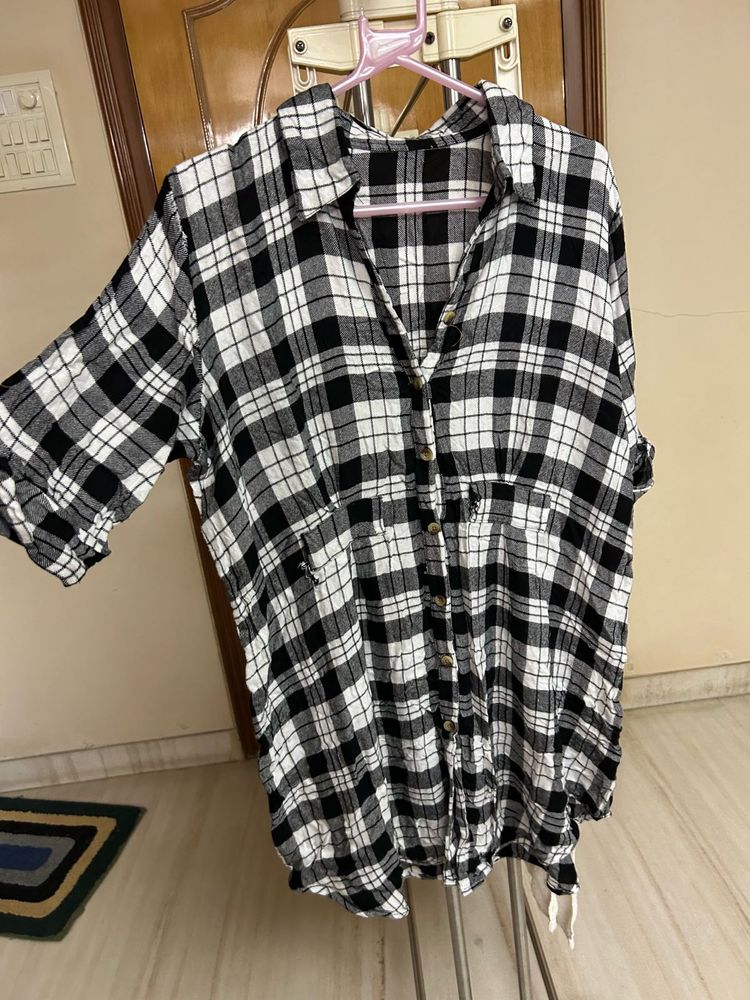 Plaid Flannel Button-Down