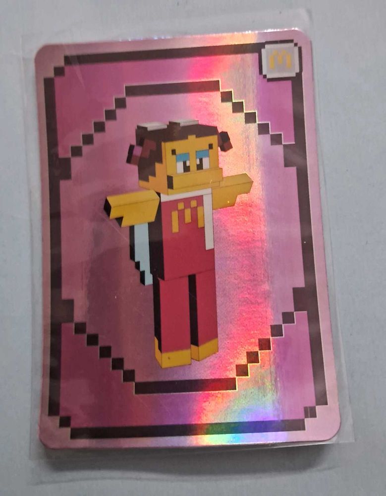 McDonald&#39;s Minecraft Happy Meal Card