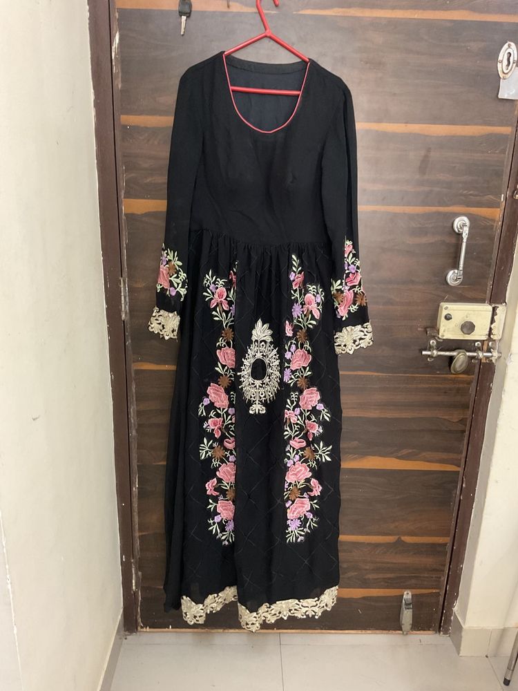 Elegant Black Ethnic Gown