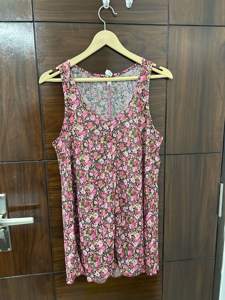 Floral Tank Top/ short dress