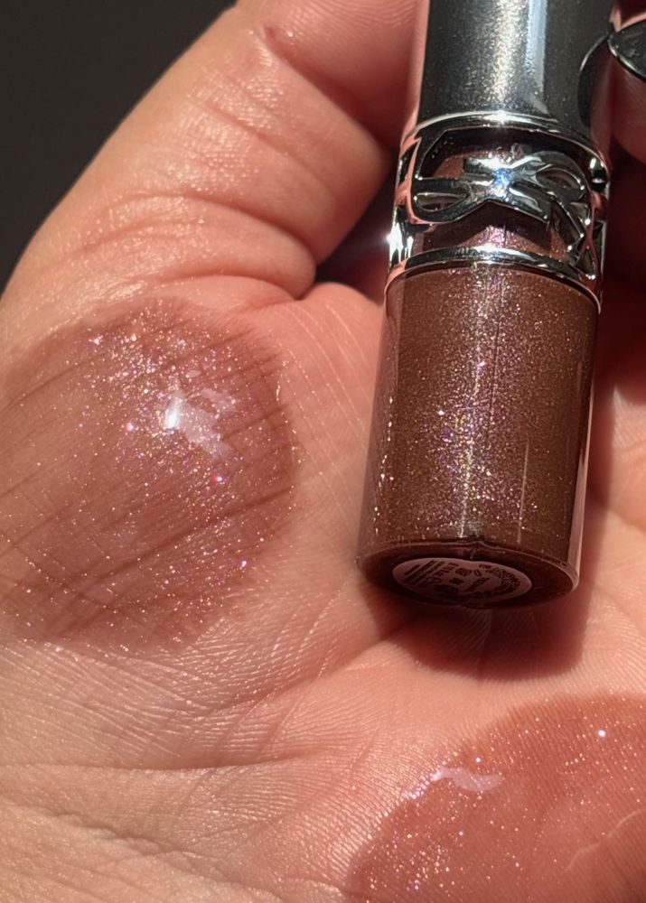 YSL LipOil Gloss:-6 Expresso Stardust ( Mini3ml)
