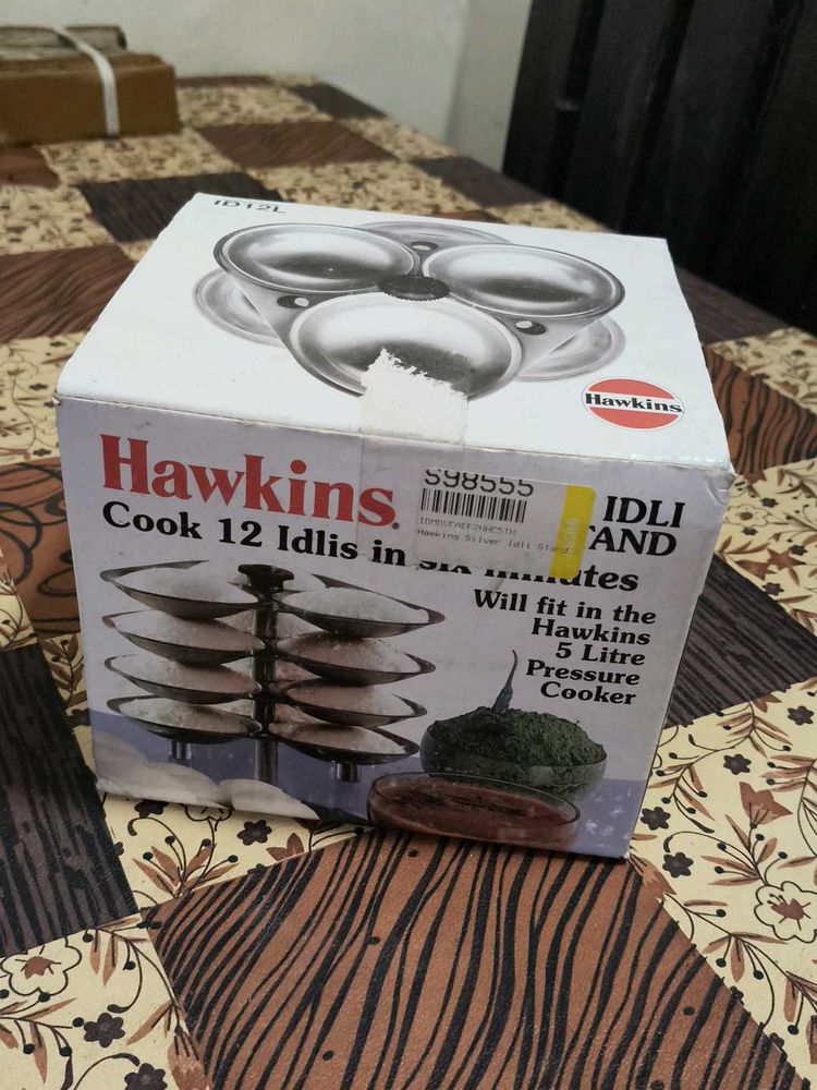 New Hawkins Idli Stand for 5L Cooker, 12 Idlis