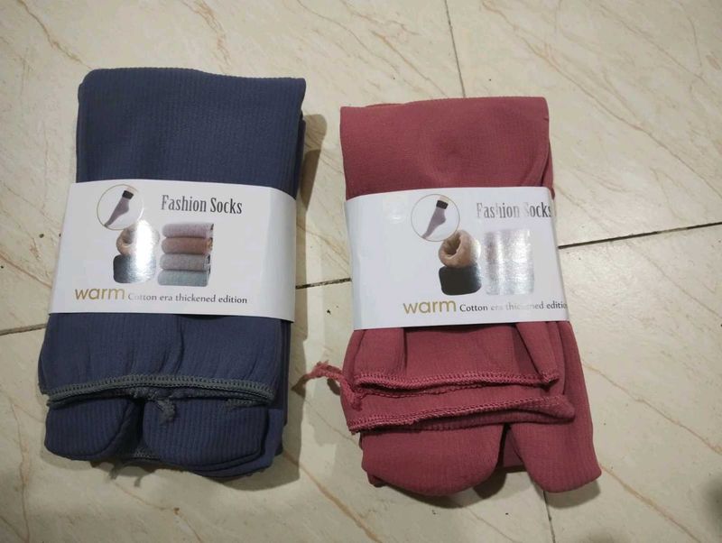 Warm Fashion Socks for women and girls pack of 2
