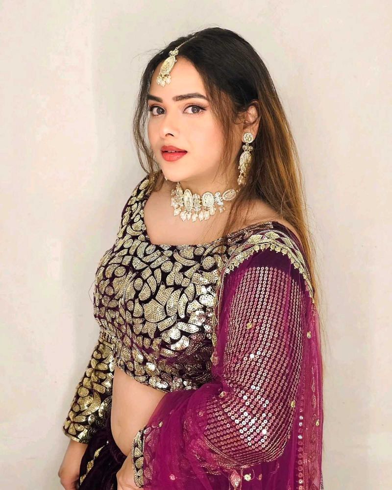 Purple Lehnga