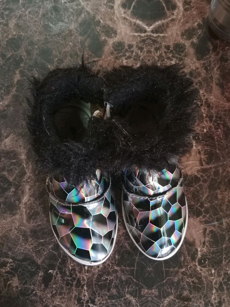 Girl Black Shoes For 2 To 3 Years Girls