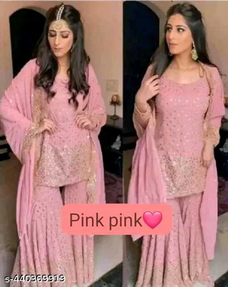 Mirror Work Unstiches Suit
