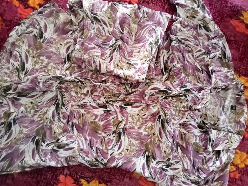 Floral Print Cord Set
