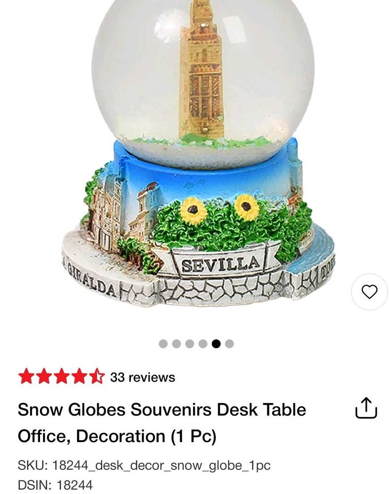 Seville Snow Globe