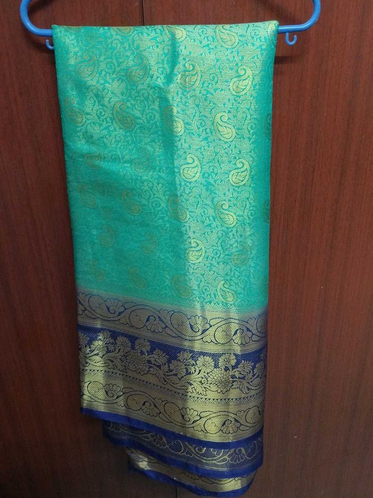 Elegant Green Silk Saree