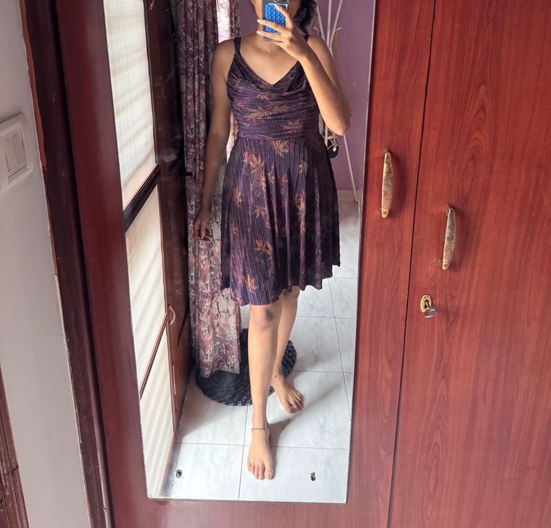 purple pretty dress