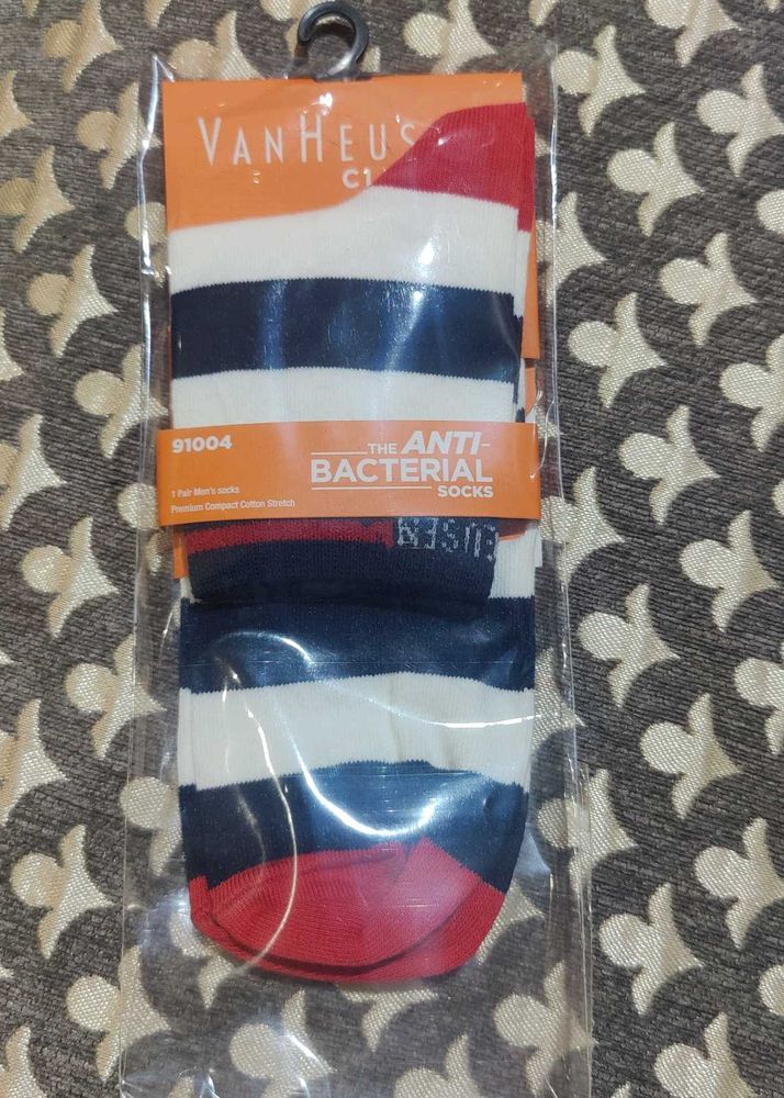 Striped Antibacterial Socks