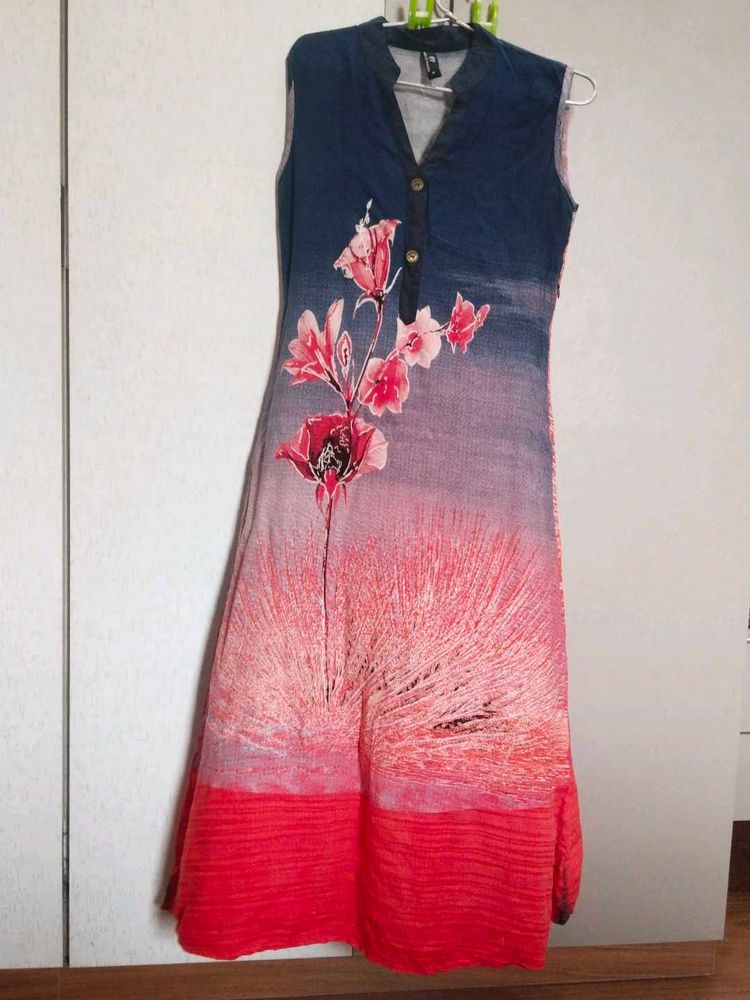 Floral Print Dress/kurti