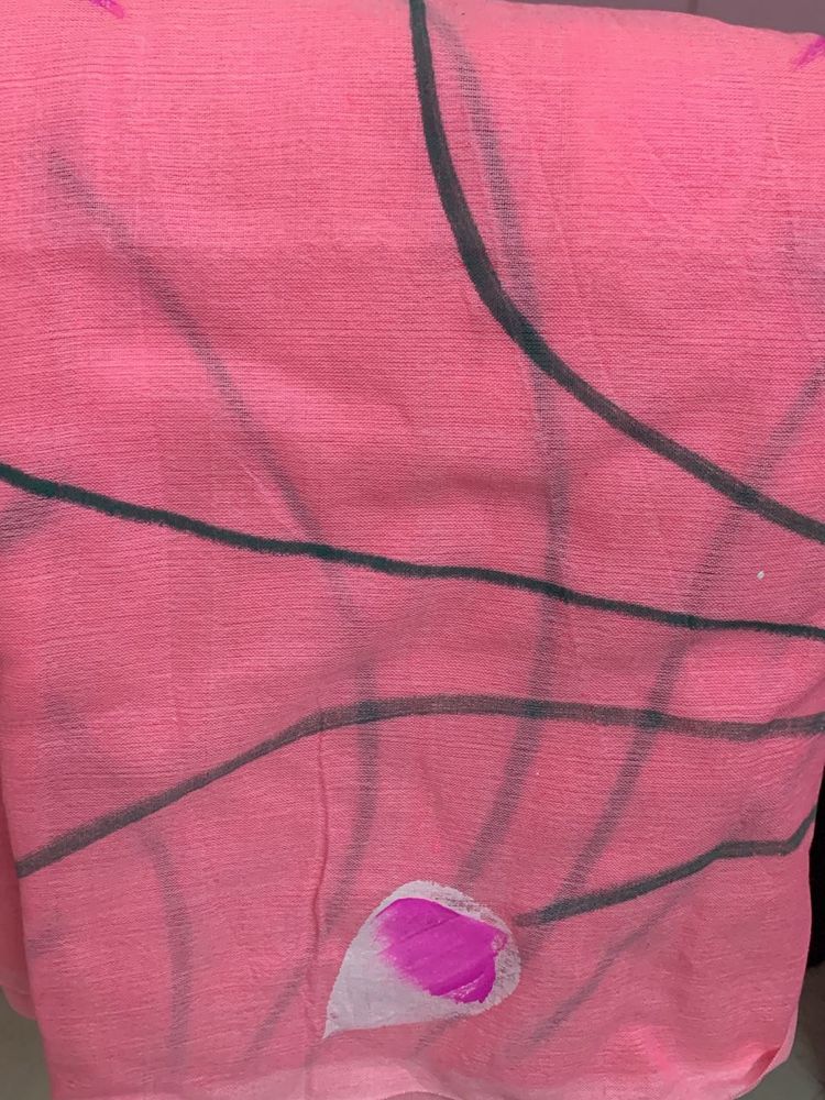 Pink Saree New With Tag