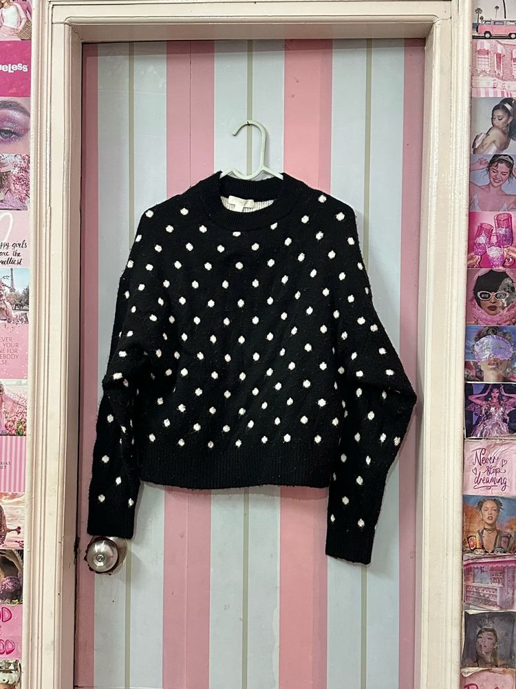 Hm Polka Dot Sweater