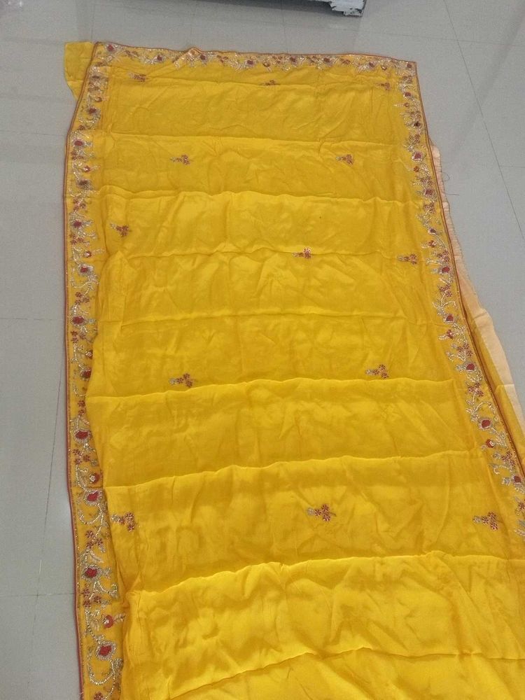 Elegant Yellow Saree