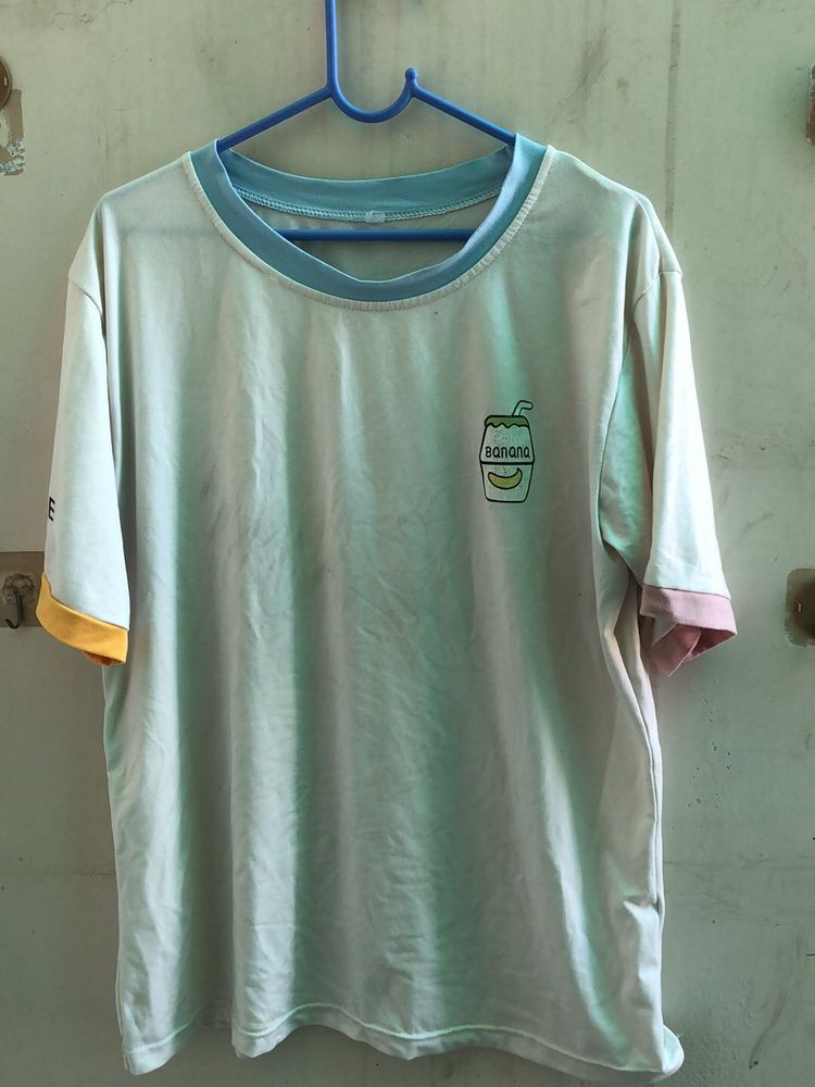 Cute Banana Print Tee