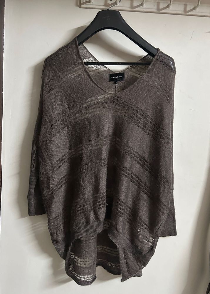 Kim &amp; Kotto Brown Tunic Top