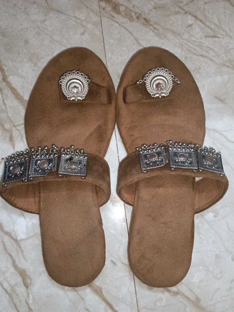 Ethnic Brown Sandals