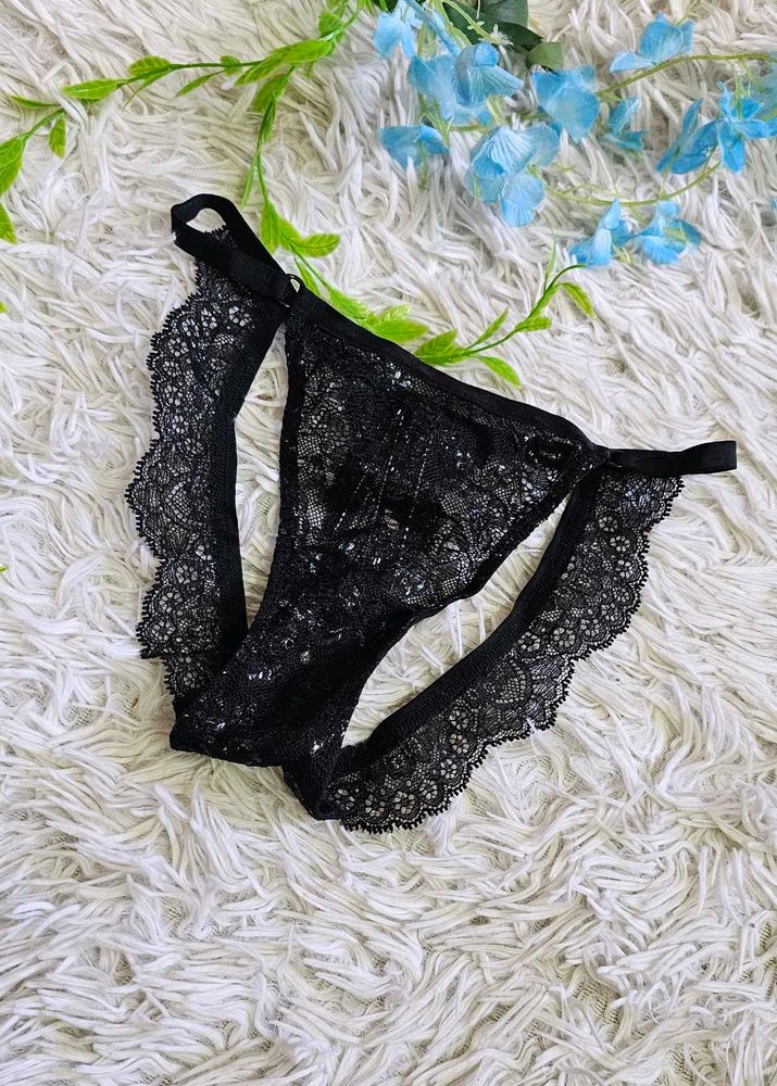 Black Lace Cheeky Panties