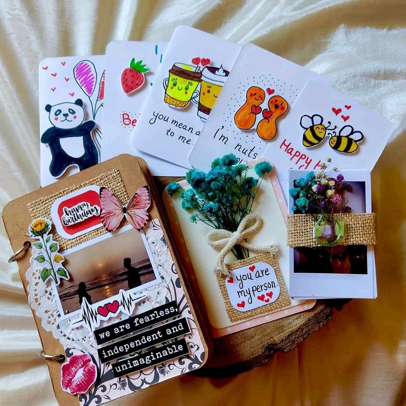 Handmade Scrapbook and Cards Set
